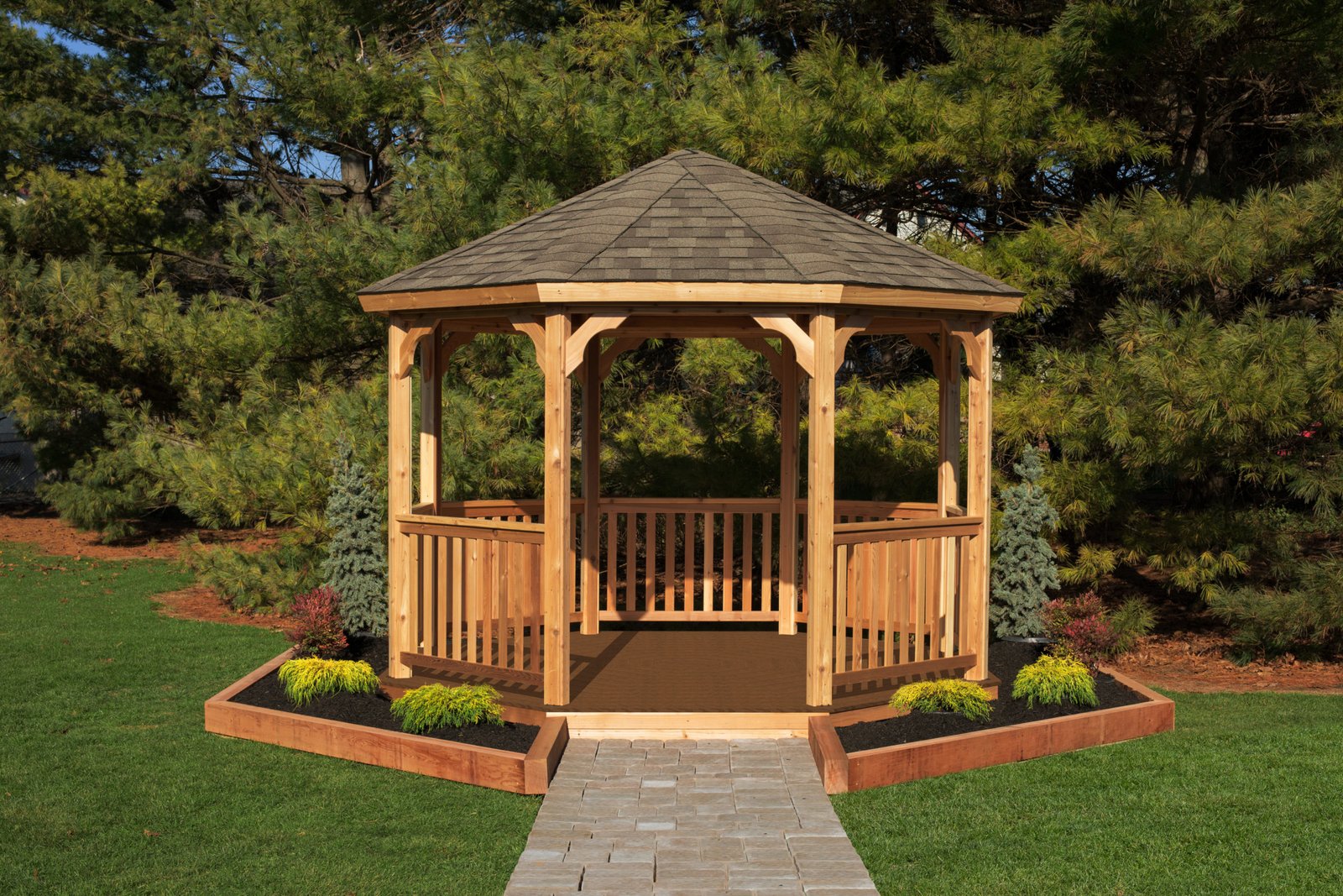 Octagon Gazebo Floor Render scaled 2