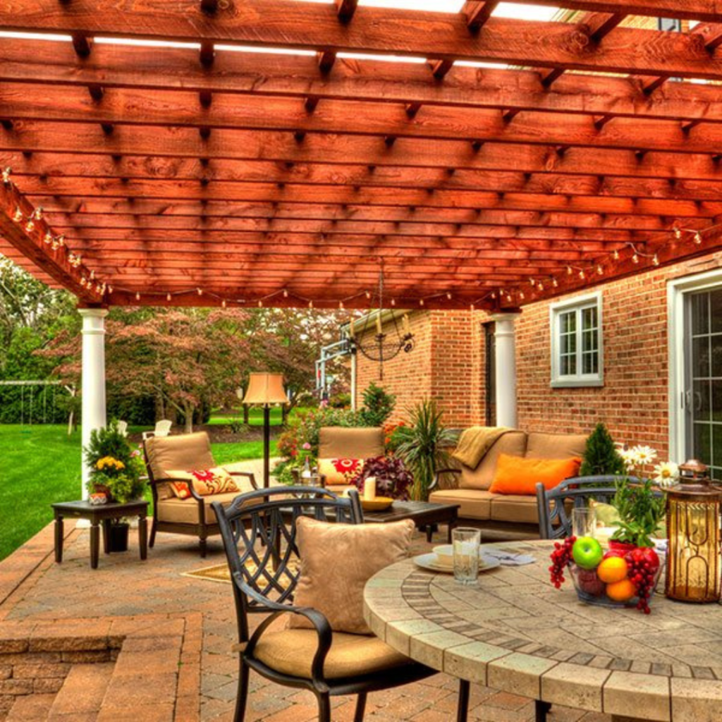 artisan wood pergola