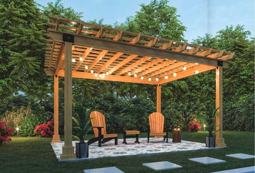 Hollander Wood Pergola