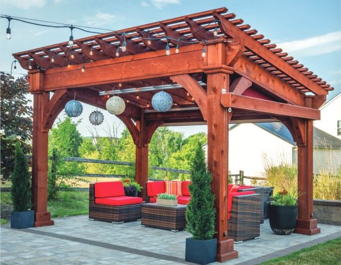 Santa Fe Wood Pergola