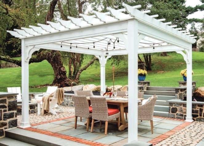 Traditional Vinyl Pergola